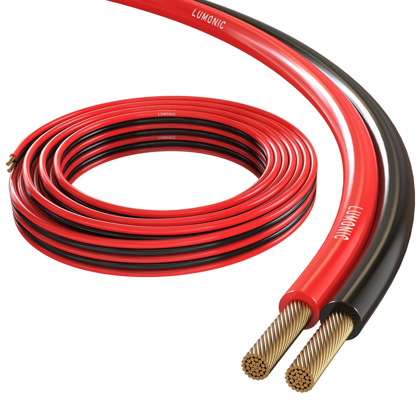 5m Lautsprecherkabel 2x 1,5mm² CCA HiFi Boxenkabel Audio Zwillingsleitung - Picture 2 of 5