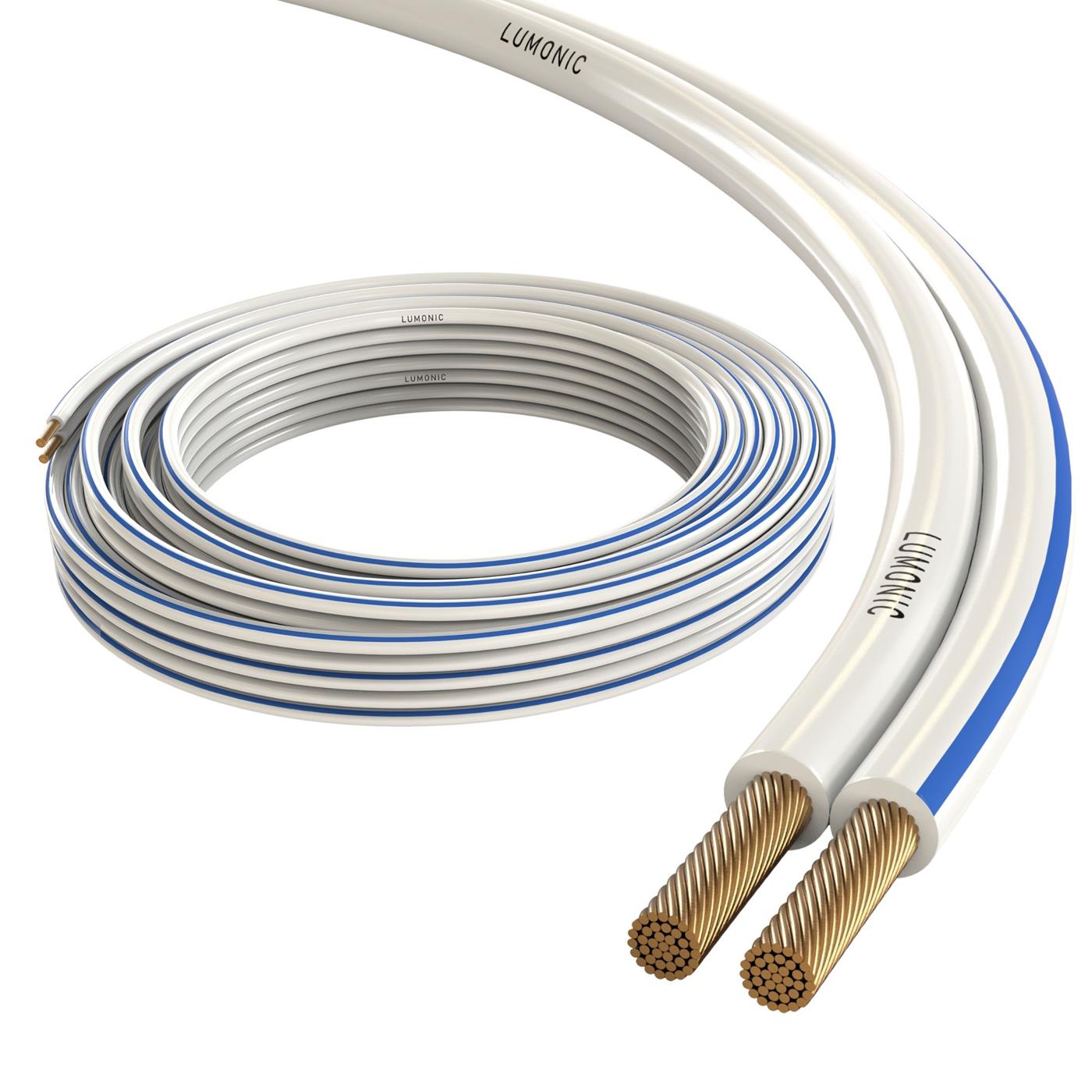 5m Lautsprecherkabel 2x 1,5mm² CCA HiFi Boxenkabel Audio Zwillingsleitung - Picture 4 of 5