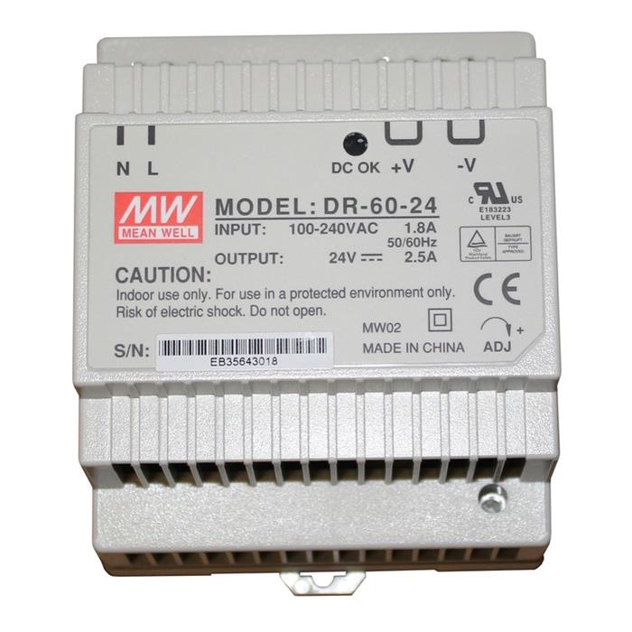DIN Rail Power Supply Meanwell HDR/DR/DRP/MDR-series; DIN Rail Switching Power Supply 
