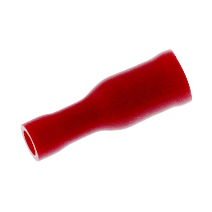25x Round plug-in sleeve fully insulated 0,5-1,5mm² Red for round plugs Brass ti - Picture 3 of 3