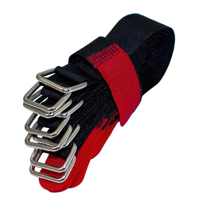 10x Hook + Loop Cable tie 200 x 20mm crossed Reusable Hook + Loop fastener - Picture 4 of 6