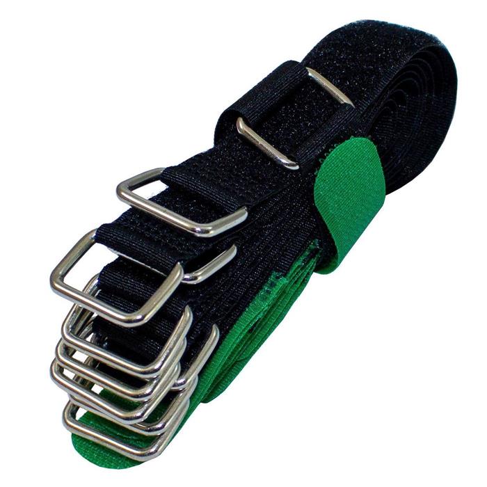10x Hook + Loop Cable tie 200 x 20mm crossed Reusable Hook + Loop fastener - Picture 6 of 6