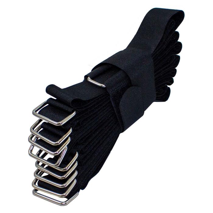 10x Hook + Loop Cable tie 600 x 38mm crossed Reusable Hook + Loop fastener - Picture 3 of 6