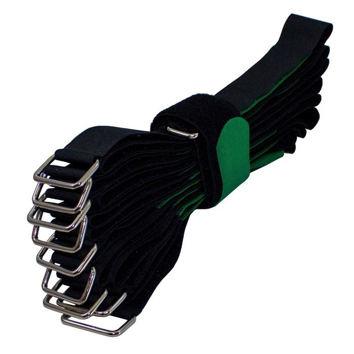 10x Hook + Loop Cable tie 600 x 38mm crossed Reusable Hook + Loop fastener - Picture 6 of 6