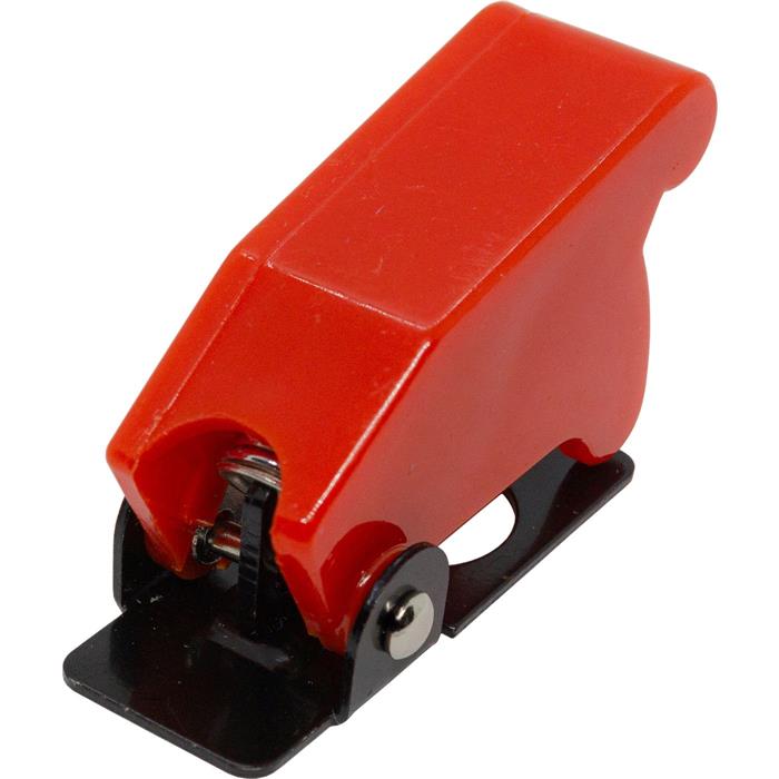 Flip-Cover Rosso per Interruttore a levetta 12mm Plastica Protezione Copertina