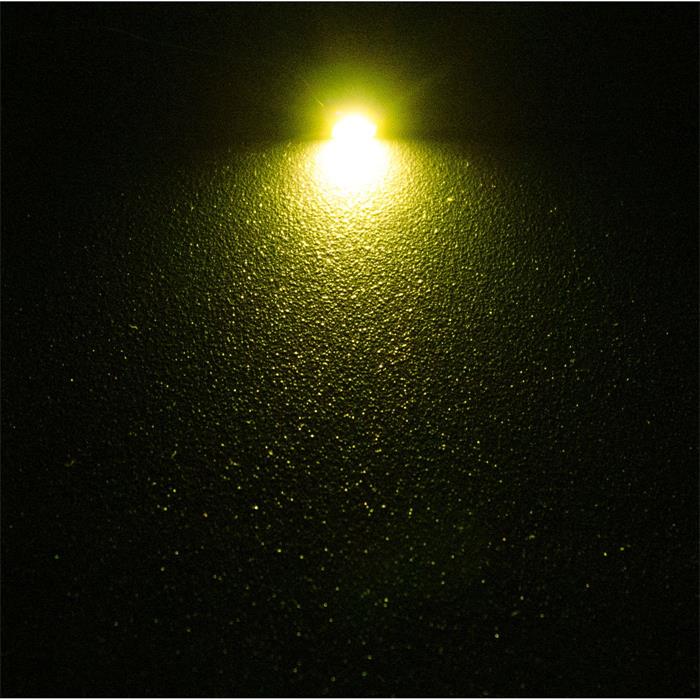 10x Superhelle LEDs SMD 0402 mit Kupferlackdraht 20cm + 12V Vorwiderstand - Picture 7 of 11