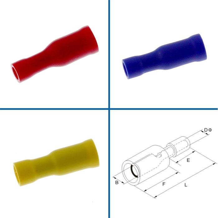 Rundstecker & Rundsteckhülse isoliert 0,5-6,0mm² Steckverbinder - Picture 3 of 3