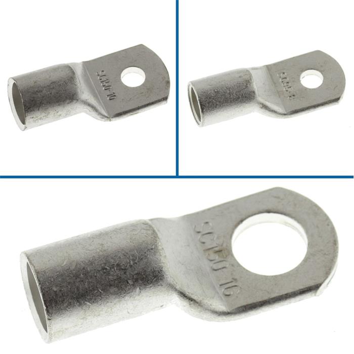 Ringkabelschuhe Ringverbinder Kabelverbinder 0,5mm/² 6mm/² isoliert rot 25, 0,5-1,5mm/² // M3