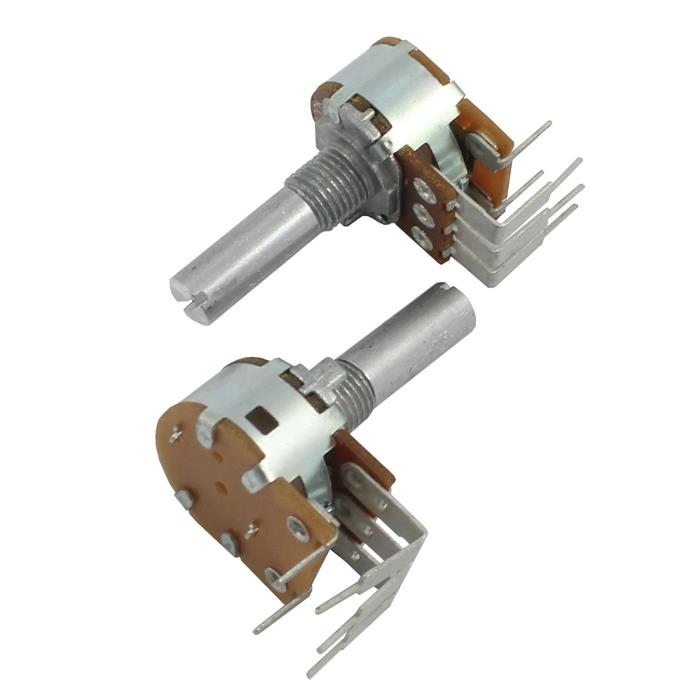 Potentiometer Schalter 100k 20 Alpha B100K 6mm Achse ; 100kOhm