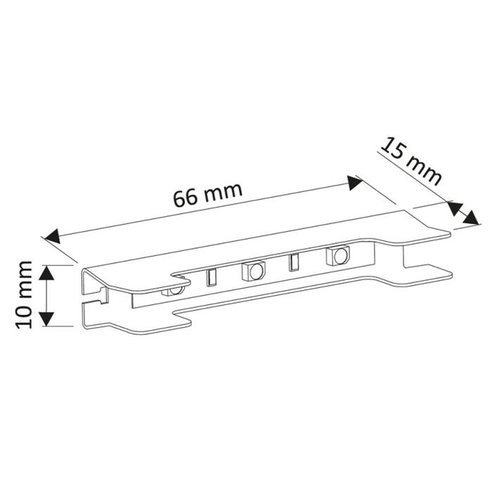 Rgb Led Glass Edge Lighting Clips Cabinet Display Lighting