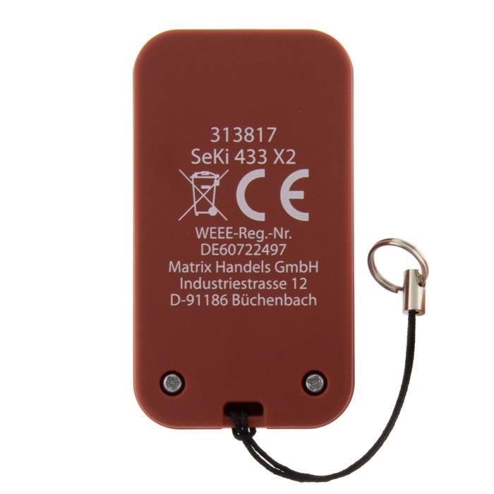 Universal Garagentoröffner Seki Open 433 x2 2-Kanal 433,92MHz NUR FÜR