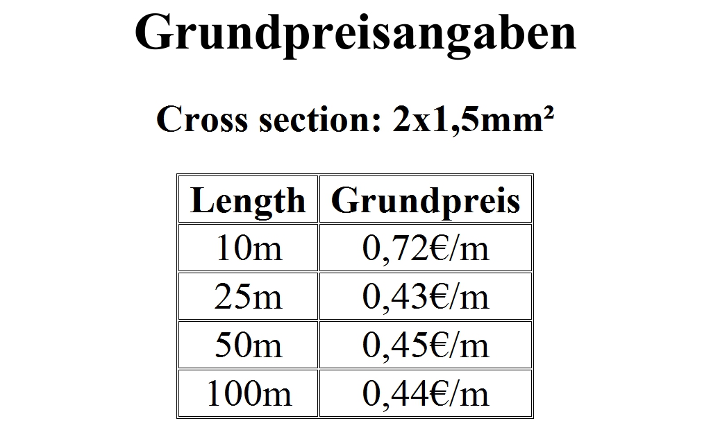 10-100m Loudspeaker cable round Professional PA installation and audio cables Ro - Picture 3 of 5