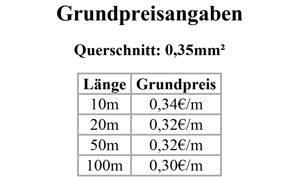 5-100m FLRY Fahrzeugleitung 0,35mm² - 2,5mm² rund Kabel Litze KFZ Stromkabel - Picture 3 of 8