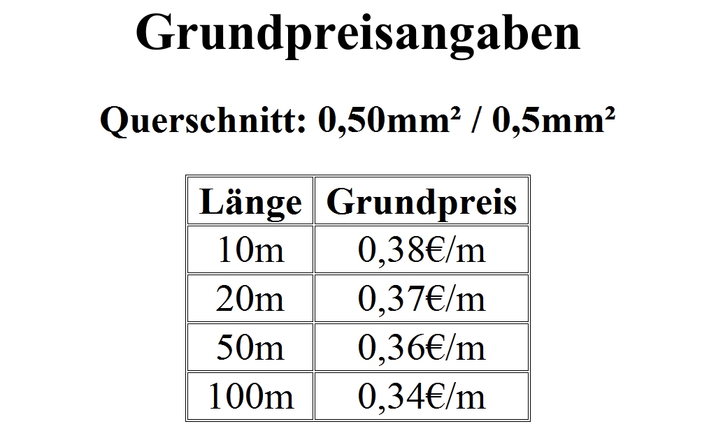 5-100m FLRY Fahrzeugleitung 0,35mm² - 2,5mm² rund Kabel Litze KFZ Stromkabel - Picture 4 of 8