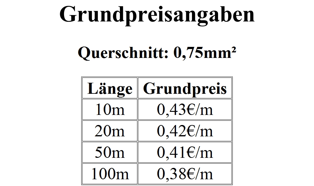 5-100m FLRY Fahrzeugleitung 0,35mm² - 2,5mm² rund Kabel Litze KFZ Stromkabel - Picture 5 of 8